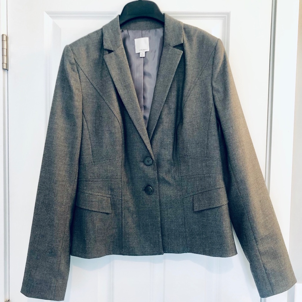 Halogen Gray Double Button Blazer - Size 10